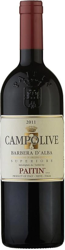 Вино Paitin  Campolive  Barbera D’Alba Superiore DOC Пайтин, "Камполиве", Барбера д’Альба 2013 750 мл