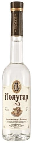 Водка "Polugar" №3, Caraway, "Полугар" №3, Бородинский с Тмином, 100 мл