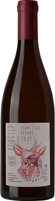 Вино Chapuis et Chapuis Chorey les Beaune AOP Rouge 2021 750 мл 12,5%