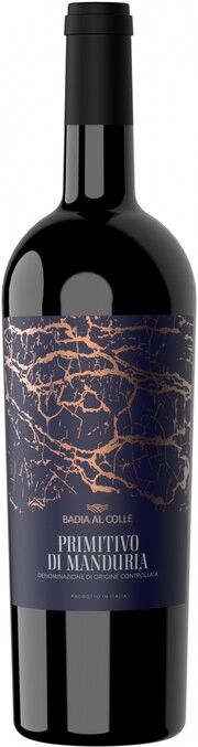 Вино Badia al Colle   Primitivo di Manduria DOC  750 мл