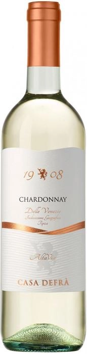 Вино Casa DefraChardonnay Delle Venezie IGT  2019 750 мл