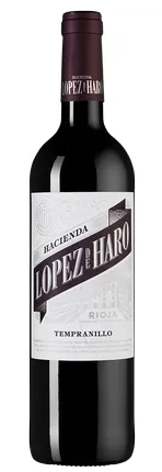 Вино Hacienda Lopez de Haro Tempranillo     2022  750 мл  13,5%