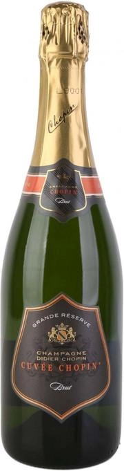 Шампанское Didier Chopin  Grande Reserve Brut Cuvee Chopin Champagne AOC 750 мл