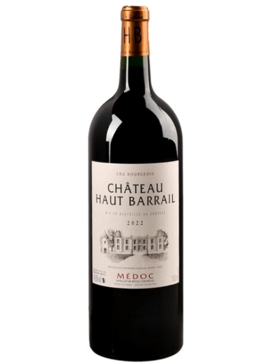 Вино Chateau Haut Barrail Medoc 2022  1500 мл  14,5%