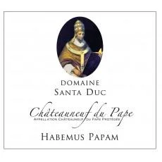 Вино Chateauneuf du Pape  Habemus Papam  Домен Санта Дюк Шатонеф Дю Пап Хабемус Папам  2012 750 мл