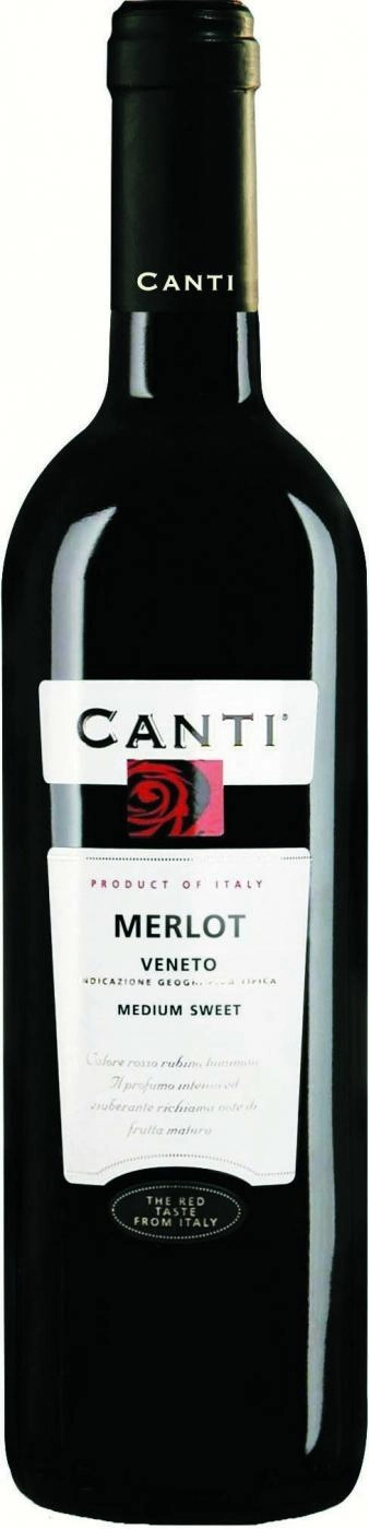 Вино Canti Merlot Veneto IGT  2016 187 мл