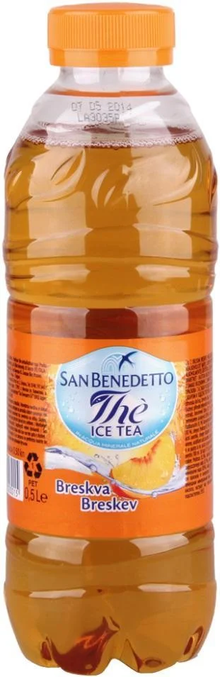 Сок San Benedetto Peach Flavour Ice Tea (PET) Сан Бенедетто холодный чай с ароматом персика  500 мл