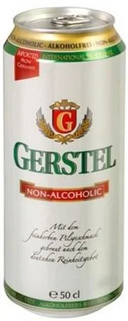 Пиво Gerstel Alkoholfrei in can Герштель Безалкогольное в жестяной банке 500 мл