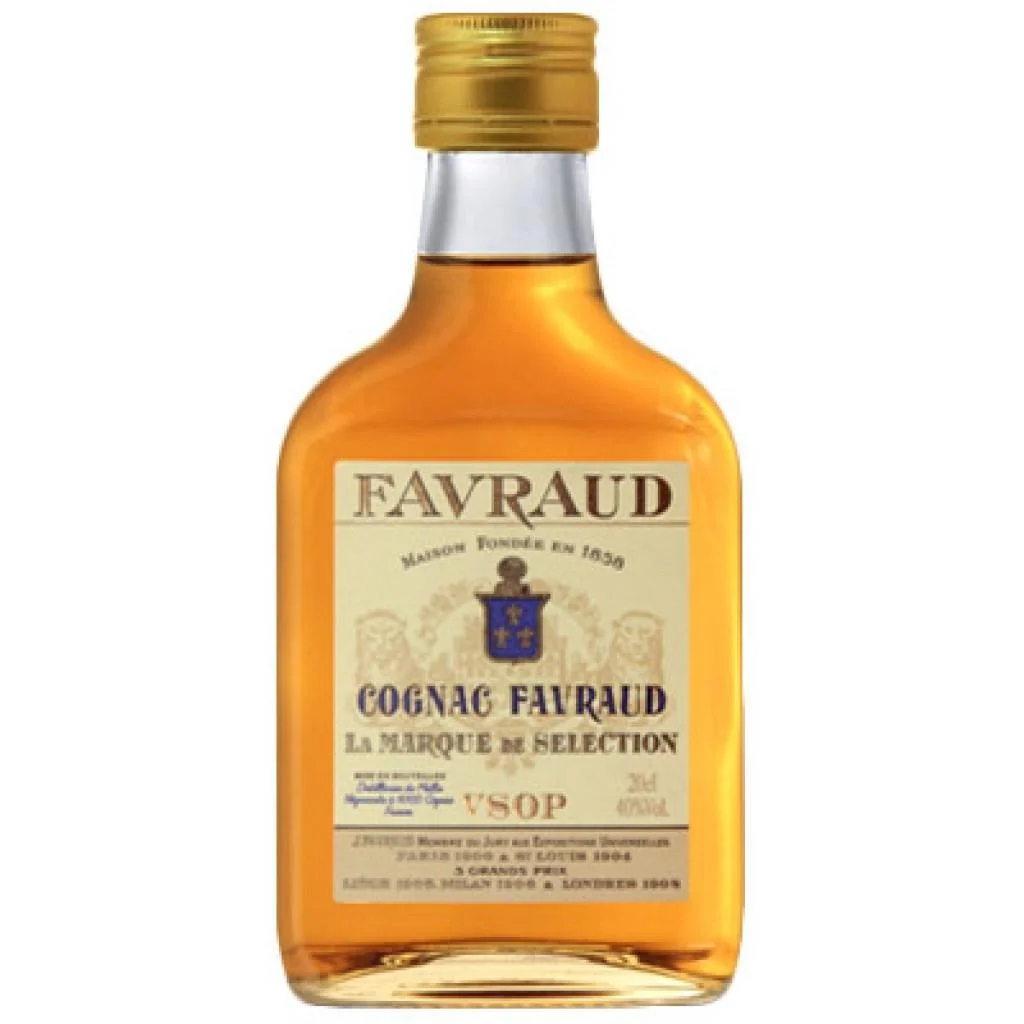 Коньяк Favraud VSOP Фавро ВСОП фляга 200 мл