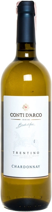 Вино Mezzacoronа "Conti D'Arco"  Chardonnay  Trentino DOC Конти Д'Арко  Шардоне  2021 750 мл