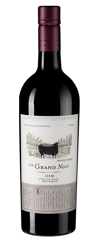 Вино Le Grand Noir Вайнмэйкерс Селекшн GSM  Ле Гран Нуар  Winemaker's Selection Гренаш Шираз Мурведр  2019 750 мл