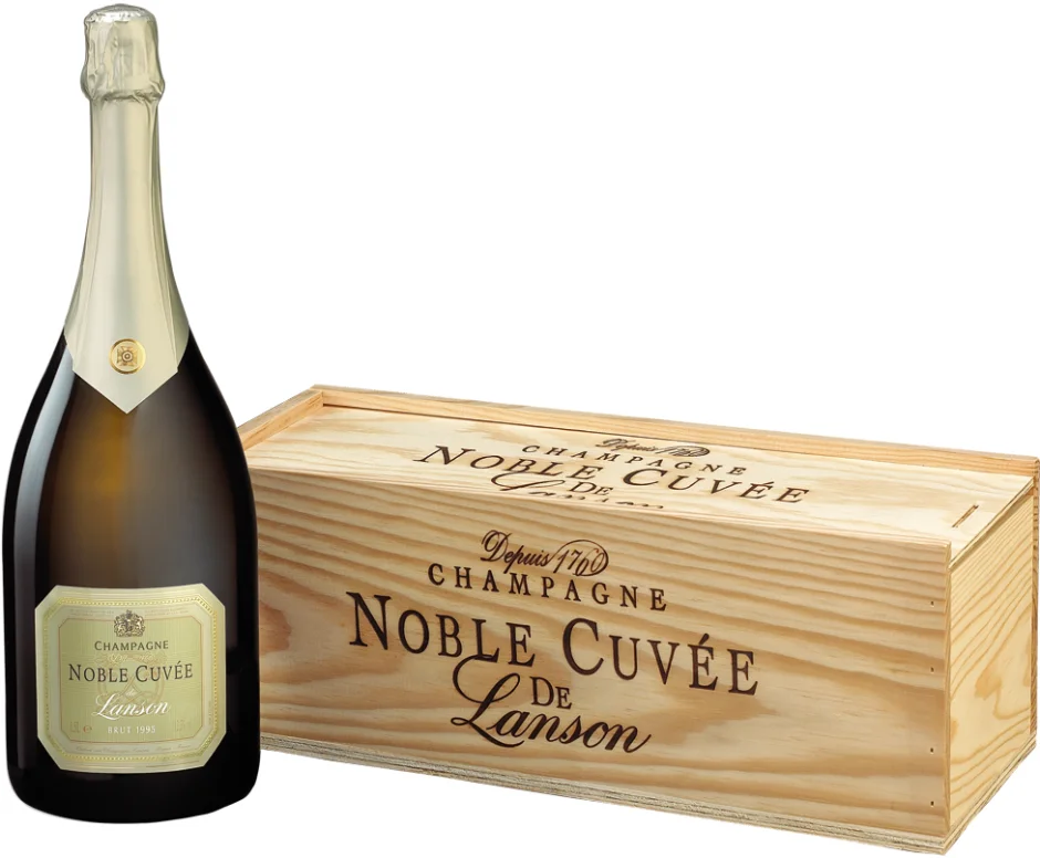 Шампанское "Noble Cuvee de Lanson" Brut, wooden box, 1500 мл "Нобль Кюве де Лансон" Брют, 1995, в д. к.
