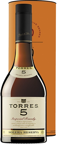 Бренди Torres 5 Solera Reserva  gift box  700 мл