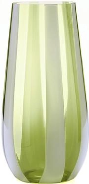 Ваза Zafferano Gessato Vaso Grande Verde Mela Дзафферано Джессато Ваза большая Светло - Зеленая