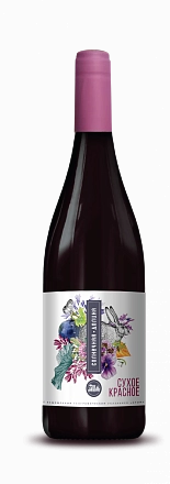 Вино Солнечная долина  Лимитированный выпуск Крым  красное сухое  750 мл 12 %