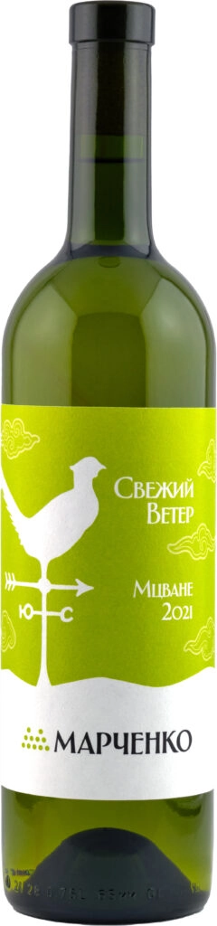 Вино Винодельня Марченко  Свежий ветер  Мцване  2023  700 мл