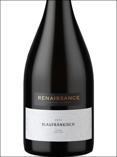 Вино Раевское Ренессанс  Блауфранкиш 2023  750 мл  12,8%