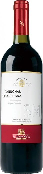 Вино Sella & Mosca Cannonau di Sardegna DOC  Селла и Моска Каннонау ди Сардиния  2015  750 мл