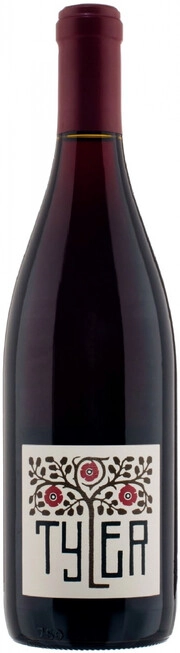 Вино Tyler  Sta Rita Hills Pinot Noir Тайлер  Санта Рита Хиллз Пино Нуар 2019 750 мл  13,2 %