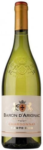 Вино Baron d'Arignac Chardonnay dry   750 мл