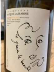 Шампанское Jacques Lassaigne Le Grain de Beauté Grande Côte Blanc de Blancs Brut Nature 2016 750 мл