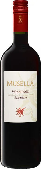 Вино Musella, Valpolicella Superiore DOC, Музелла, Вальполичелла Супериоре, 750 мл