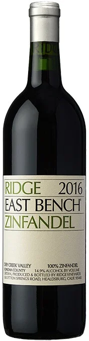 Вино Ridge  East Bench Zinfandel Ридж  Ист Бенч  Зинфандель 2018 750 мл