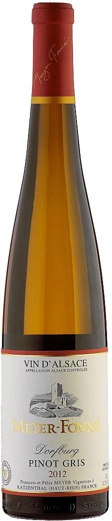 Вино Meyer-Fonne, Pinot Gris Grand Cru Dorfburg  Мейер-Фонне, Пино Гри Дорфбург  2012 750 мл