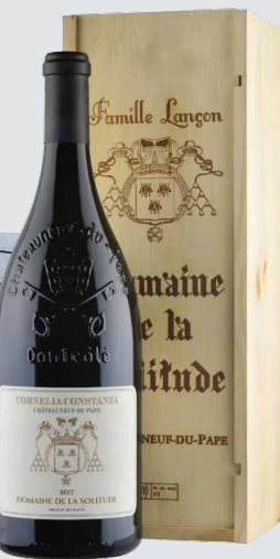 Вино Domaine de la Solitude Châteauneuf-du-Pape Cornelia Constanza  wooden box   2017 1500 мл