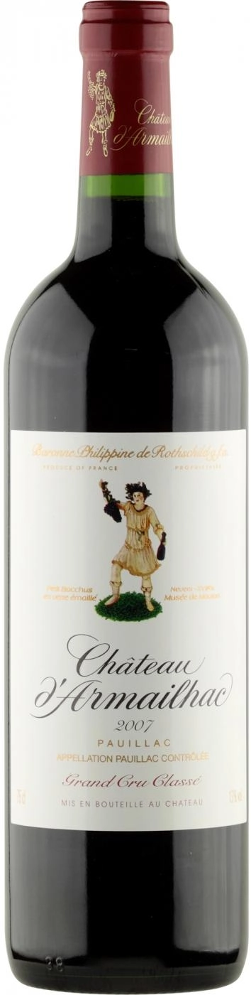 Вино Chateau d'Armailhac Pauillac AOC 5-me Grand Cru Classe  2021  750 мл