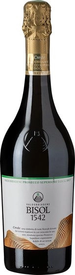 Игристое вино Bisol Crede Prosecco di Valdobbiadene Superiore DOCG  2019 750 мл
