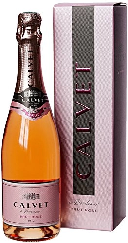 Игристое вино Calvet Cremant de Bordeaux AOP Brut Rose gift box  2018 750 мл