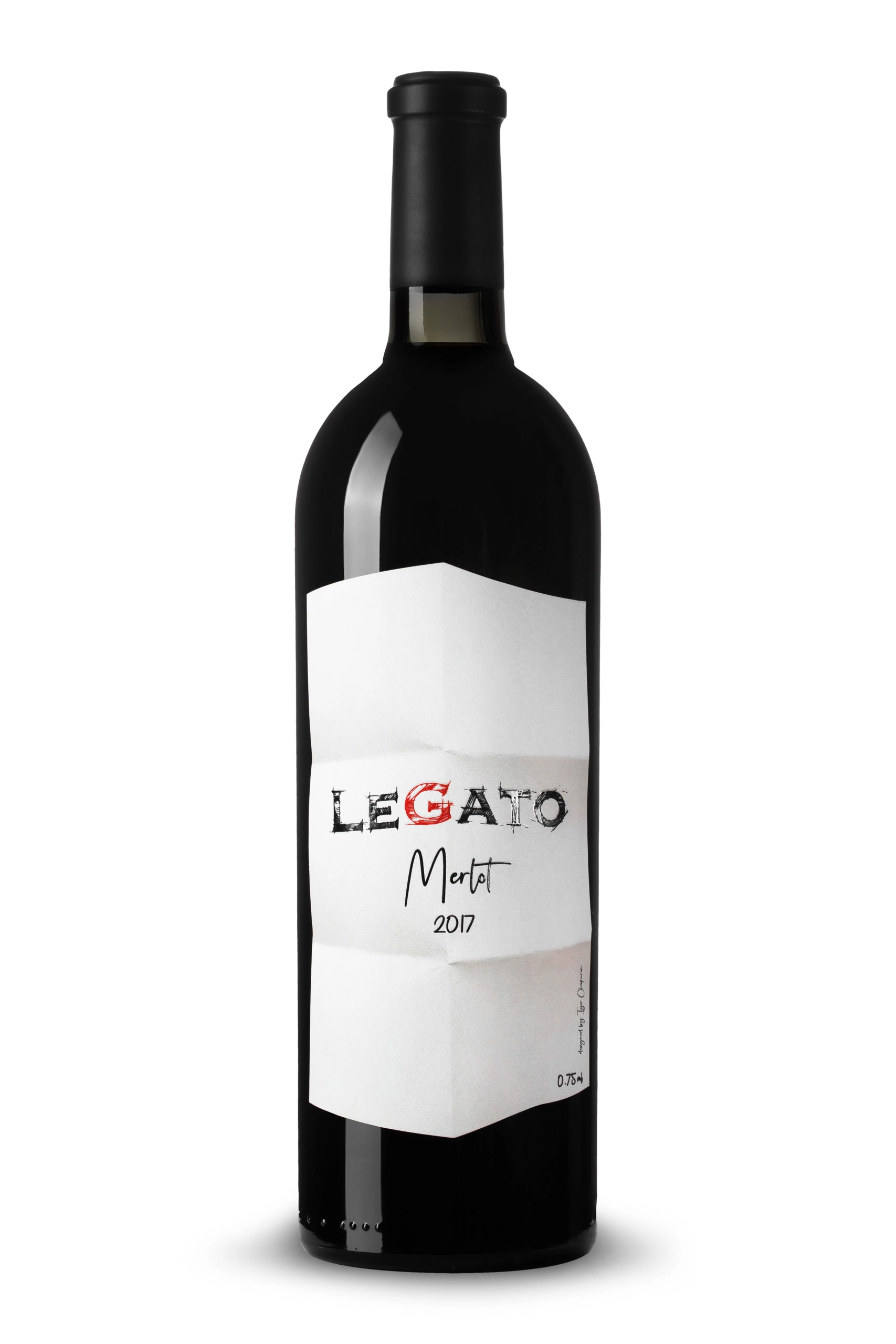 Вино  Legato  Merlot    2019  750 мл