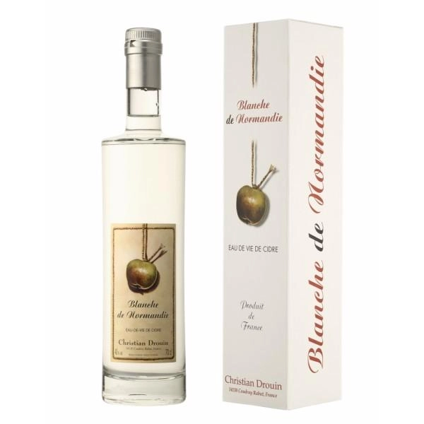 Бренди Christian Drouin Blanche de Normandie gift box  700 мл