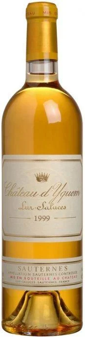 Вино Chateau d'Yquem, Sauternes AOC 1-er Grand Cru Superieu/Шато д'Икем, 1999, 375 мл
