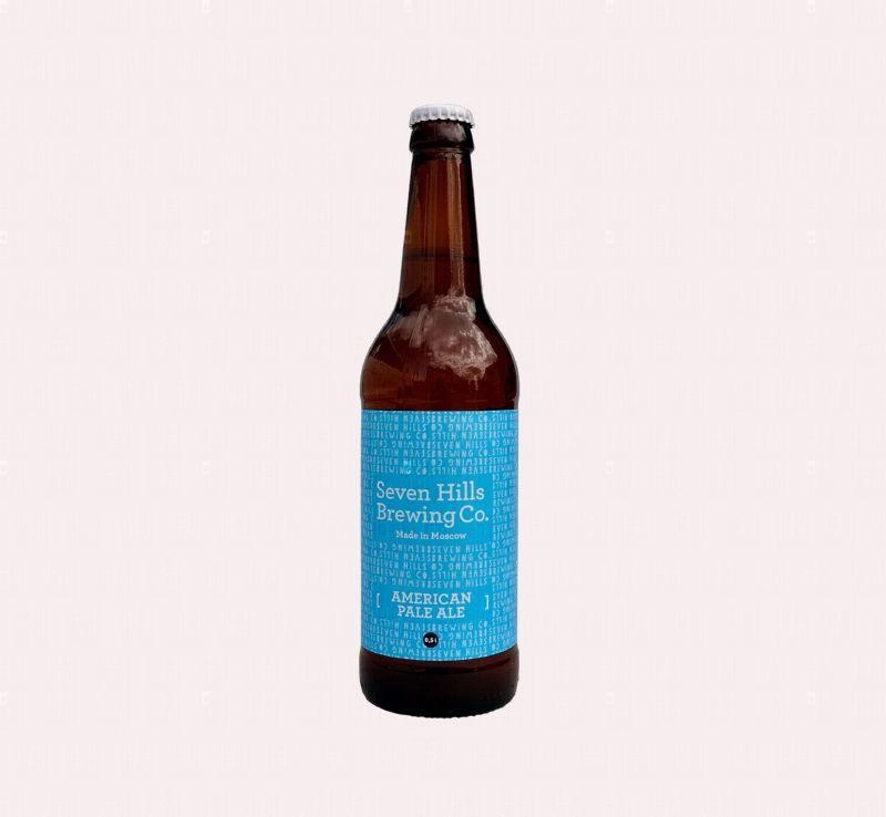 Пиво Seven Hills American Pale Ale/Севен Хиллс"Американский Пэйл Эль" 500 мл