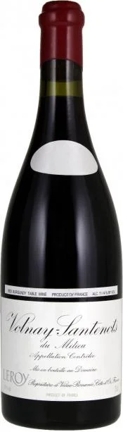 Вино Domaine Leroy  Volnay-Santenots du Milieu AOC  Домен Леруа  Вольне-Сантено дю Милье  2011  750 мл