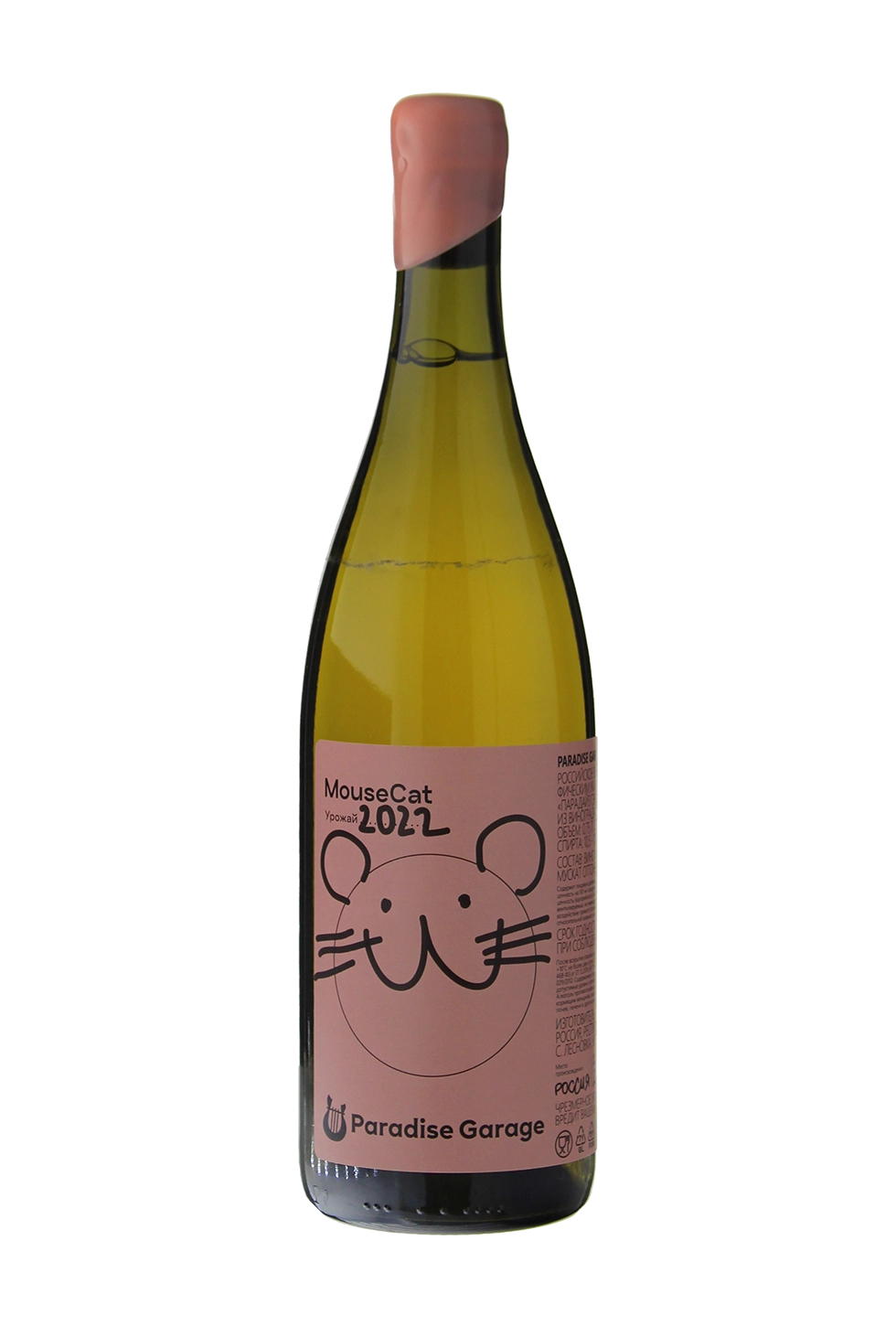 Вино   Paradise Garage Mousecat  2022  750 мл  10,9%