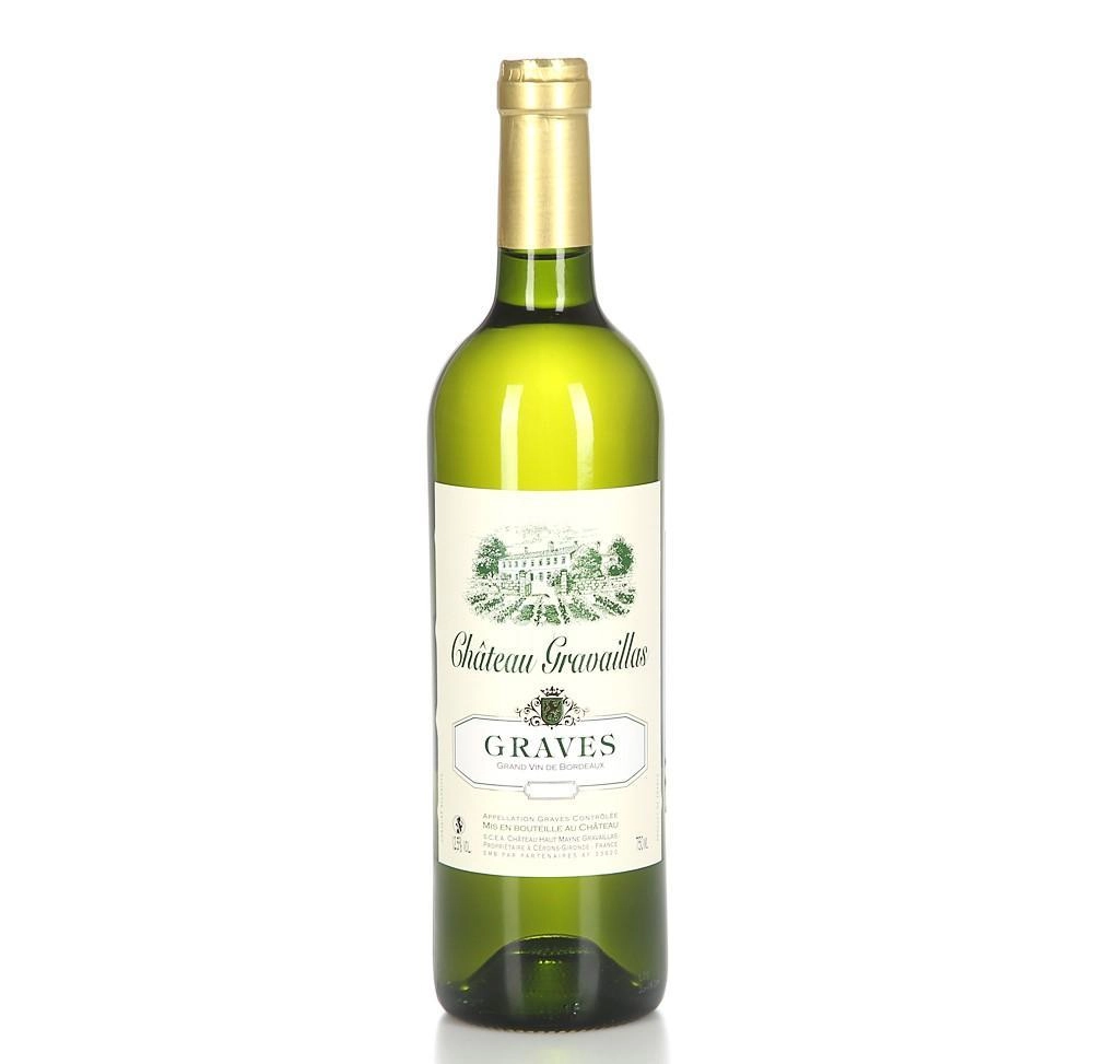 Вино Chateau Gravaillas  AOC Graves  2014 750 мл