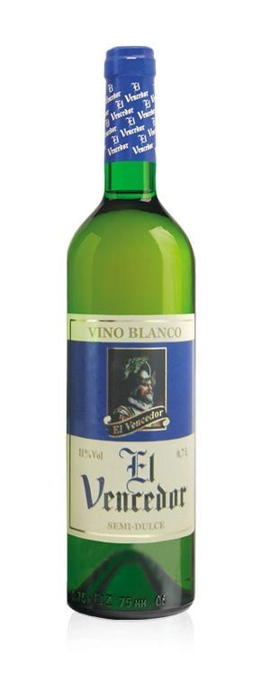 Вино столовое El Vensedor Эль Венседор белое полусладкое 700 мл