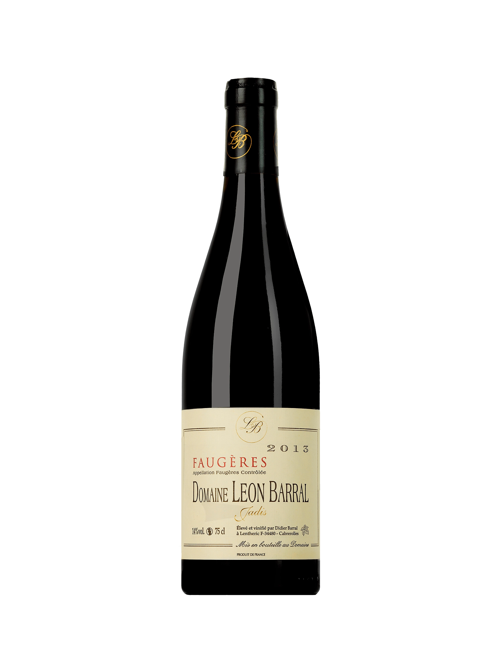 Вино Domain Leon Barral   Jadis  Faugeres AOC  2015  750 мл
