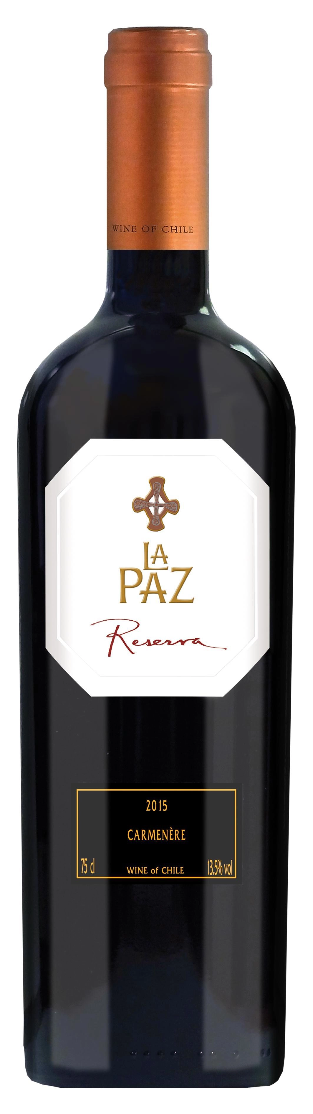 Вино VINA MAOLA SPA, LA PAZ MERLO RESERVA, Винья Маола С.П.А, Ла Паз "Мерло" резерв, 2015, 0,75 мл