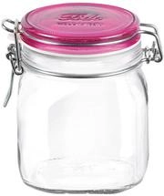 Ёмкости Bormioli Rocco Fido Jar Fuchsia Top Set of 12 pcs Бормиоли Рокко Фидо  Банка Банка с крышкой цвета фуксия Набор из 12 штук 750 мл