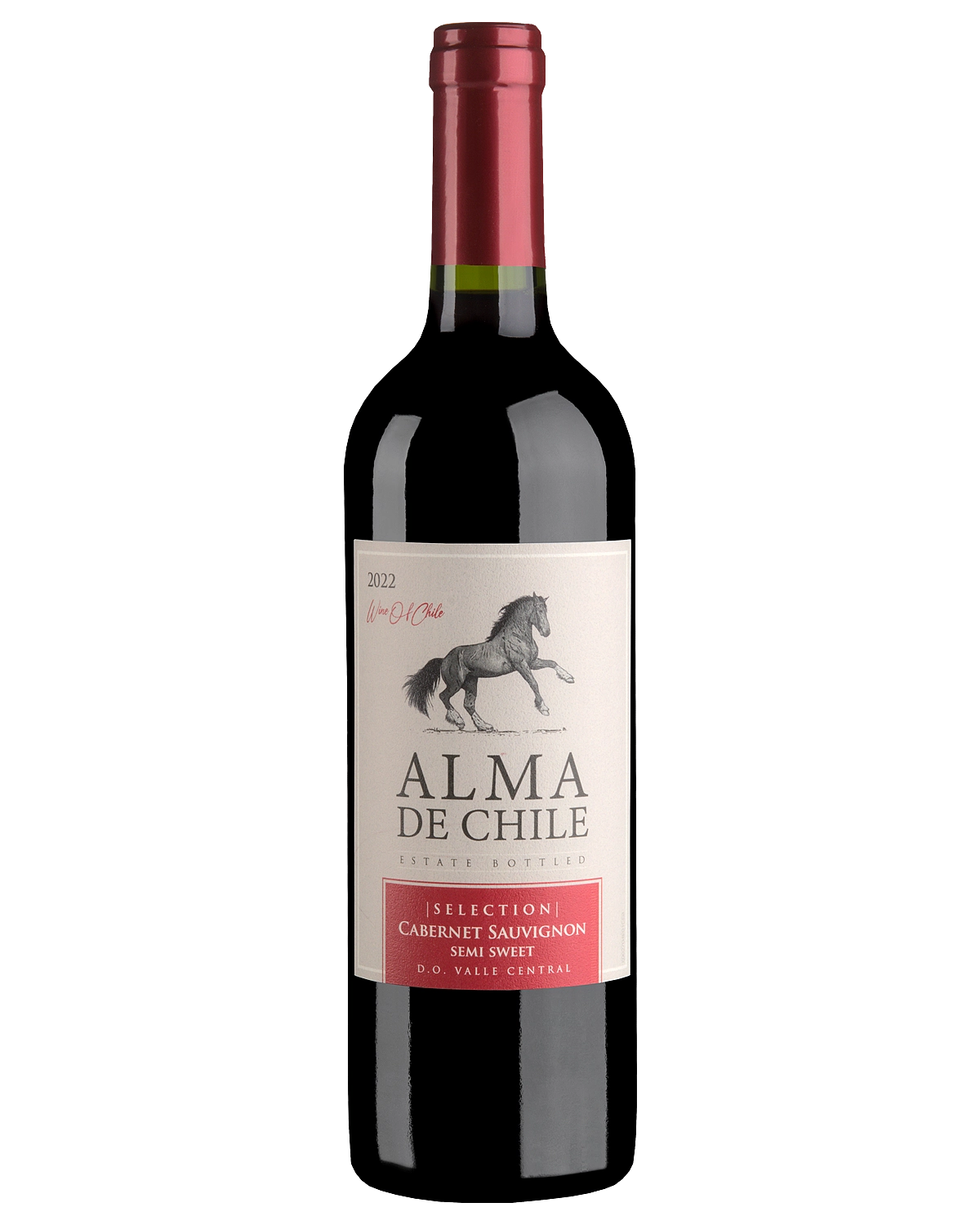 Вино Alma de Chile Cabernet Sauvignon semi sweet  2022  750 мл