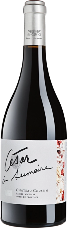 Вино  Cesar a Sumeire Chateau Coussin Sainte-Victoire Cotes de Provence rouge AOP Сезар а Сюмер Шато Кусан Сент-Виктуар Кот де Прованс красное    2018   750 мл