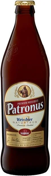 Пиво Patronus Weissbier Naturtrub Патронус Вайссбир Натуртруб 500 мл