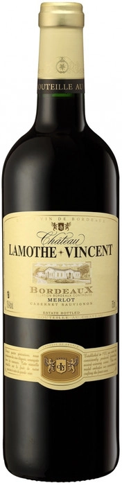 Вино Chateau Lamothe-Vincent  Rouge Bordeaux AOC  red dry  2018    750 мл