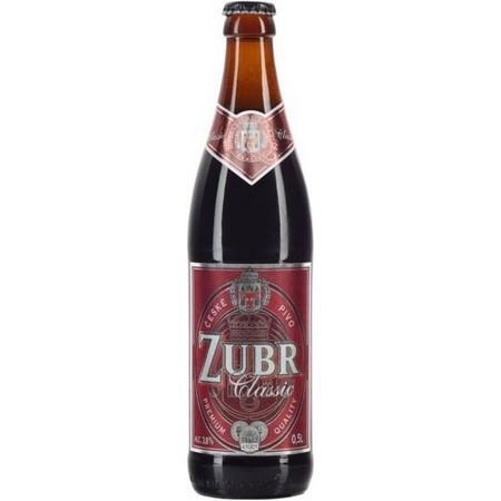 Пиво Zubr Classic Dark Зубр Классик темное стекло 500 мл