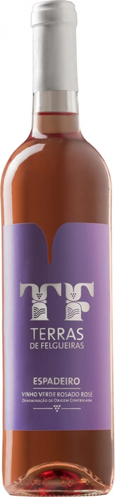 Вино Vercoope,"Terras de Felgueiras" Rose, Vinho Verde DOC, Веркоопе, "Тераш ди Фелгейраш" Еспадейру DOC Виньо Верде розовое полусухое 750 мл
