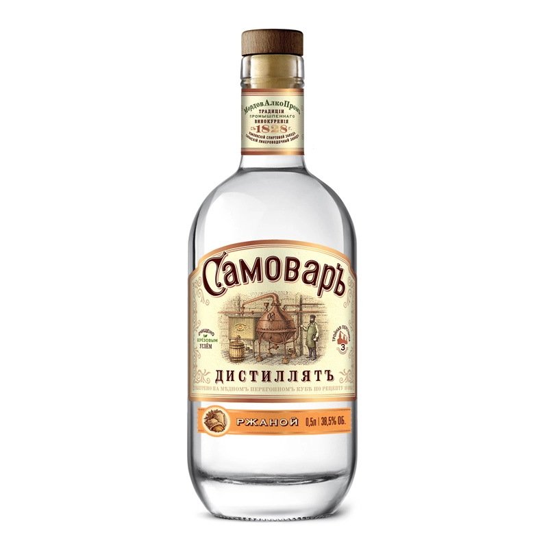 Напиток спиртной Самовар Ржаной 0,5